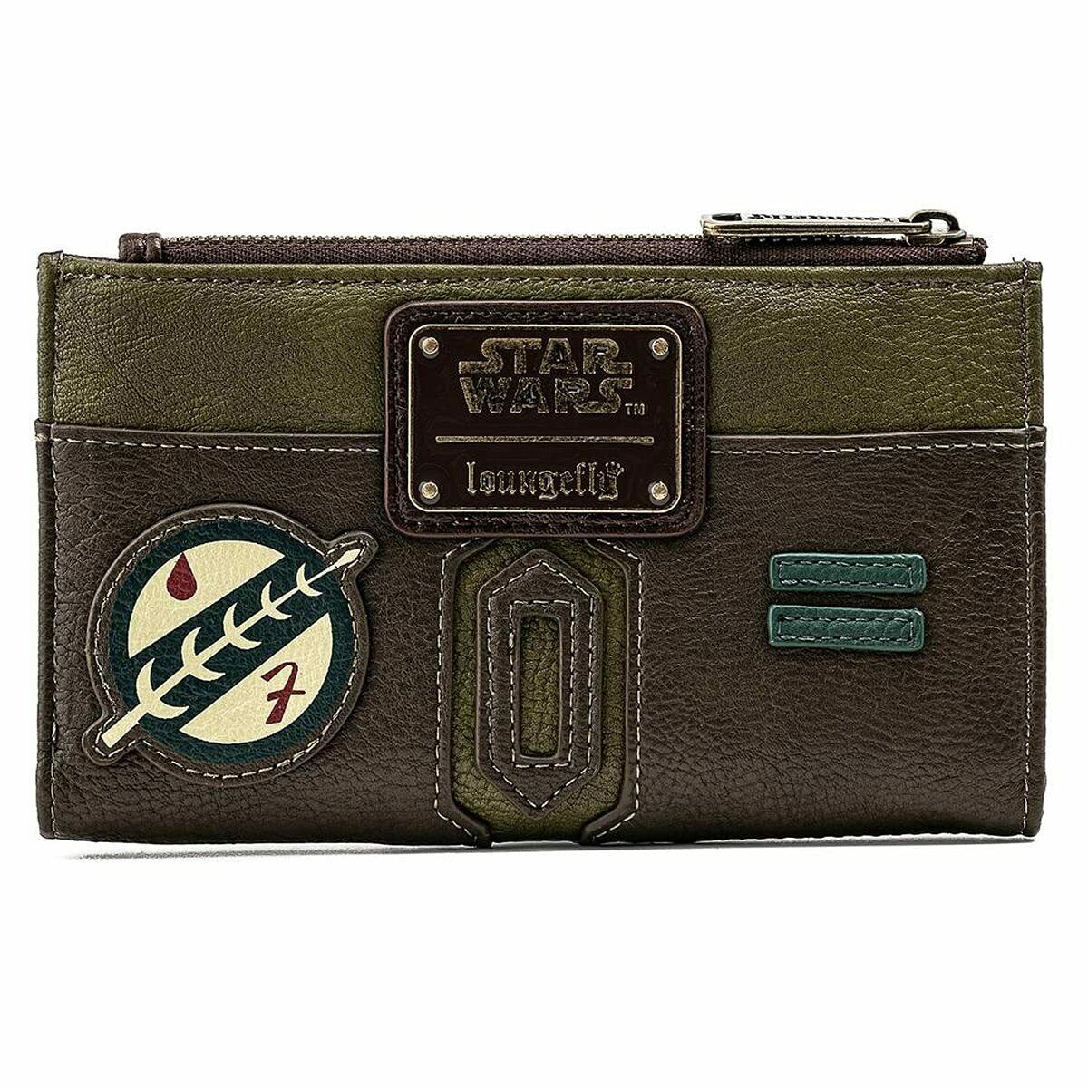 LOUNGEFLY EXCLUSIVE STAR WARS BOBA FETT FLAP WALLET