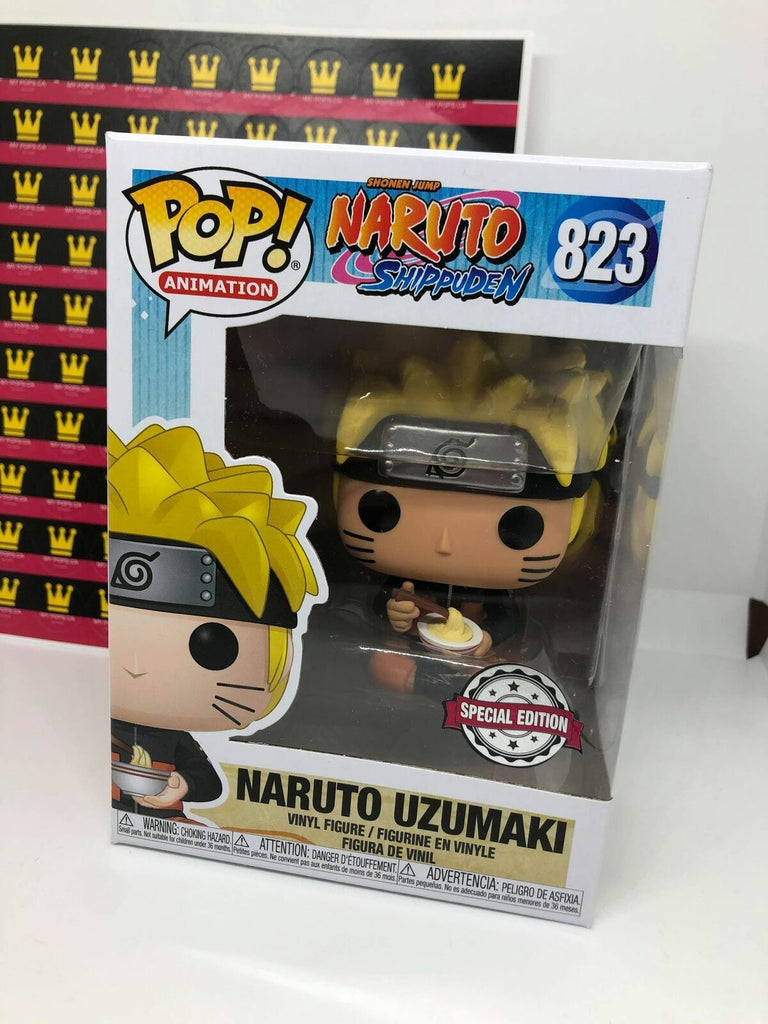 FUNKO POP POCKET KEYCHAIN Naruto Shippuden NARUTO UZUMAKI WITH RAMEN BOX  LUNCH