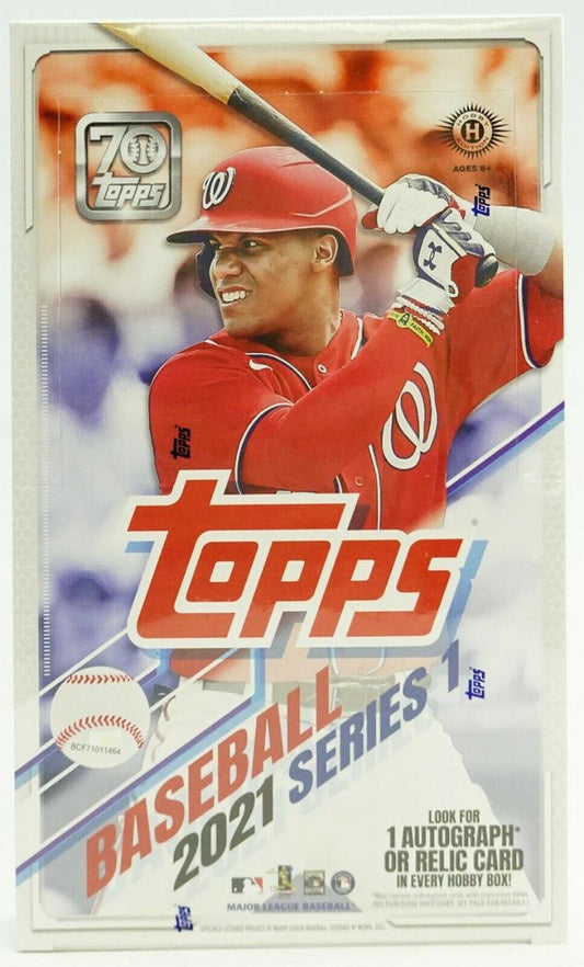 2021 Topps Series 1 Hobby Box Baseball Factory SEALED box