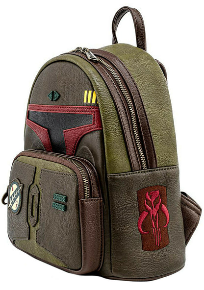 LOUNGEFLY EXCLUSIVE STAR WARS BOBA FETT Mini Backpack