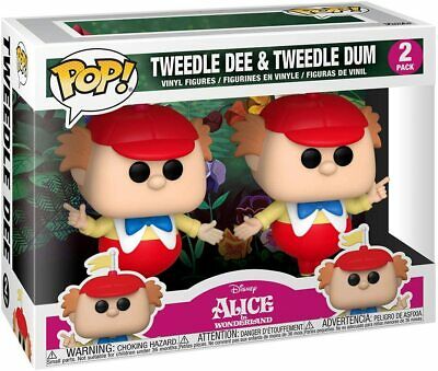 FUNKO POP! Disney Alice in Wonderland TWEEDLE DEE & TWEEDLE DUM 2PK