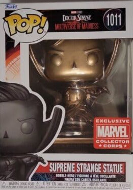 FUNKO POP! DOCTOR STRANGE 2 - SUPREME STRANGE STATUE [MARVEL COLLECTORS CORPS] #1011