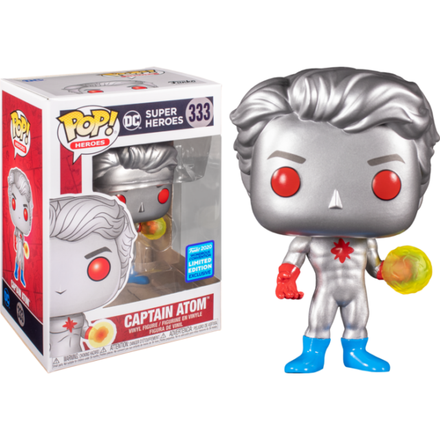 FUNKO POP! HEROES [DC] - CAPTAIN ATOM **2020 WONDERCON EXCLUSIVE** #333