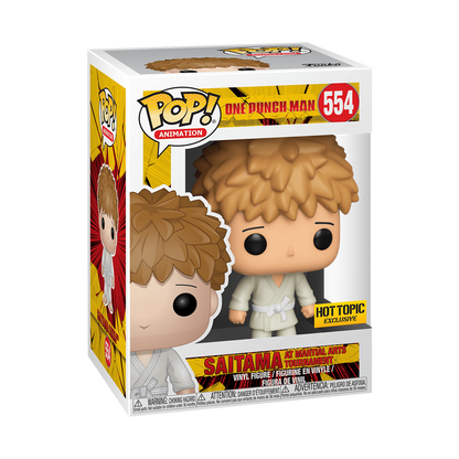 FUNKO POP! ANIMATION: ONE PUNCH MAN - SAITAMA [AT MARTIAL ARTS TOURNAMENT] **HOT TOPIC EXCLUSIVE** #554