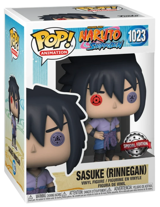 FUNKO POP! ANIMATION: NARUTO - SASUKE [RINNEGAN] **AAA ANIME EXCLUSIVE** #1023
