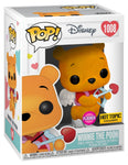 Funko Pop! Disney Winnie the Pooh Valentine FLOCKED *HOT TOPIC*