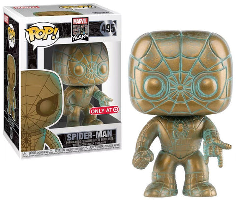 Funko Pop! Marvel: 80 Years - Spider-Man (Patina) *Target Exclusive*