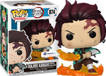 FUNKO POP! ANIMATION: DEMON SLAYER - TANJIRO KAMADO [HINOKAMI KAGURA DANCE / BREATH OF THE SUN] **GALACTIC TOYS EXCLUSIVE** #874
