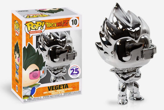 Funko Pop! Animation - Dragon Ball Z - Vegeta **SILVER CHROME** #10