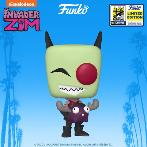 Funko Pop! Animation: Invader Zim - Zim holding Minimoose