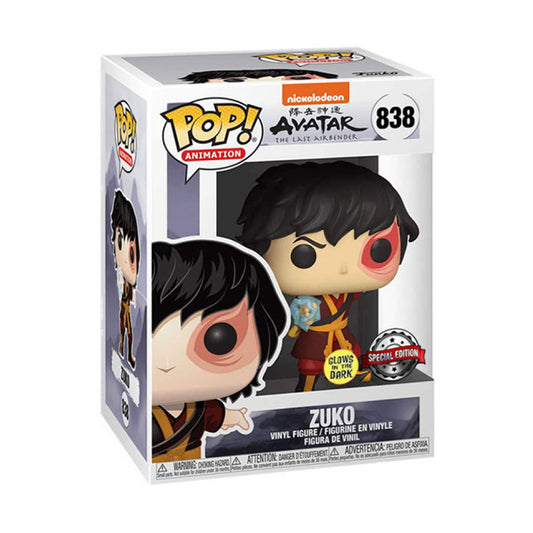 FUNKO POP! ANIMATION - AVATAR: THE LAST AIRBENDER - ZUKO [GITD] **SPECIAL EDITION** #838